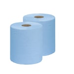 InduWipe Soft Torkpapper Blå 2rl/frp, 4 kg