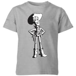 T-Shirt Enfant Sheriff Woody Toy Story - Gris - 5-6 ans