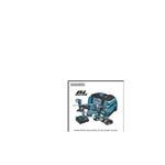 Makita DLX4138T01 18v 4P Set Drill, Driver, SDS, Torch + Batteries, Charger, Bag