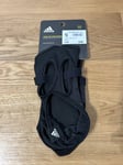 Adidas Open Toe Yoga Socks Black Size S/M Grip Accessories Footwear Training