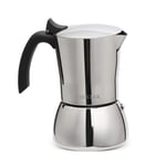 CHISTAR Stainless Steel Induction Stovetop Espresso Maker, Moka Pot Coffee Maker for Full Bodied Coffee, Makes 6 Cups (300ml) of Espresso