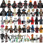 50pcs Star Wars Set Blocs De Construction Figurines Luke Darth Vader Jedi Master Petites Particules Assembl¿¿Es Jouets