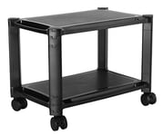 RICOO Support Multi-Rangement PC imprimante WM4-L Table Meuble Caisson de Bureau 2 Niveau x casier Armoire Ordinateur Portable Stand Tablette