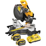 DeWalt DCS781 54v XR FLEXVOLT Cordless Sliding Mitre Saw 305mm 2 x 9ah Li-ion