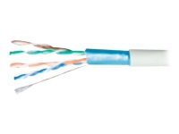 Exertis - Samlet kabel - 100 m - foliebelagt uskjermet tvinnet kabelpar (F/UTP) - CAT 5e - grå