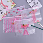 Cute Leopard Pink Pencil Case Cosmetic Bag School Office Supplie 3