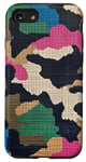 iPhone SE (2020) / 7 / 8 Cross Stitch Style Camouflage Pattern Case