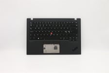 Lenovo Carbon X1 8th Keyboard Palmrest Top Cover Nordic Black Backlit 5M10Z27553