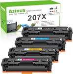 Aztech Compatible 207X 207A Toner Cartridge Multipack Replacement for HP RRP 120
