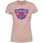 Jurassic Park Clever Girls Inherit The Earth Women's T-Shirt - Dusty Pink - XL - Dusty pink