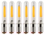 Clas Ohlson E5 LED-lampor till adventsljusstake, 12 V DC 0,2 W, 6-pack