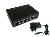 Switch Ethernet 5 PORTS - 10/100/1000Mbps - GIGABIT ETHERNET