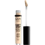 NYX Professional Makeup Facial make-up Peitevoide Can't Stop Won't Contour Concealer Nro 21 Deep 3,50 ml