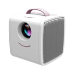 LUFKLAHN Miniature Home LED Projector, Mini Children HD Projector (Color : Pink, Size : US)