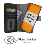 Skimblocker Magnet Fodral Sony Xperia 5 III (XQ-BQ52) (Svart)