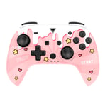 Dragonshock - Poptop Compact Bt - Manette Compacte Sans Fil Bluetooth Sweet Pink Compatible Nintendo Switch - Switch Lite - Switch Oled