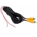 6M vidéo cable rallonge rca jack cable prise phono connecteur plug pour recul voiture fil de détection rougeCaméra de surveillance interieur / exterieur