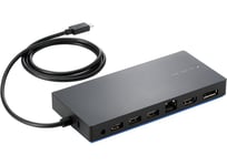 HP Elite USB-C Docking Station + 65W AC Adapter (X7W54AA)