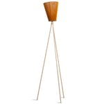 Northern Oslo Wood Golvlampa beige stativ