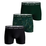 Björn Borg Kalsonger 9P Essential Shorts Svart/Grön bomull Small Herr