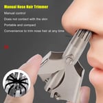Manual Nasal Hair Trimmer Detachable Design Stainless Steel Nose Hair Tri XAT UK