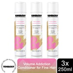 3 Pack of 250ml Toni & Guy Fibre Strengthening Conditioner for All types of Hair