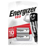 CR123A 2-pakning Energizer