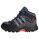 adidas Unisex Baby Terrex Mid Gore-TEX Hiking Sneaker, Wonder Steel/Grey Three/Impact Orange, 6.5 UK Child
