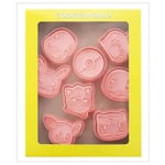 Tecknad Anime Blade of Ghost Cookie Cutter Demon Slayer Press Form 3D DIY Prägling Pressform Fondant Bakelse Form pokemon 8pcsA