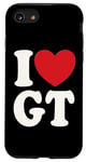 iPhone SE (2020) / 7 / 8 I Love GT I Heart GT Initials Hearts Art G.T Case
