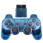Bleu - Pour SONY PS2 Sans Fil Contrôleur Gamepad pour PlayStation 2 Manette Console pour PS2 pour Sony PS1 Co