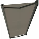 Store banne coffre integral motorise ral anthracite 4,5 x 3,5 dickson® taupe - Brun taupe