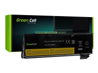 Green Cell - Batteri för bärbar dator (likvärdigt med: Lenovo 0C52861) - litiumjon - 6-cells - 4400 mAh - svart - för ThinkPad L450 L460 L470 P50s T440 T440s T450 T450s T460 T460p T470p T550 T560 W550s X240 X250 X260 X270