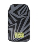 Onitsuka Tiger Printed Grey Black Leather iPhone 5 Pouch Sleeve Case 113939 0900 - One Size