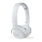 PHILIPS Audio On Ear Headphones UH202WT/00 Bluetooth On Ears (Wireless, 15 Hour Battery, Soft Ear Pads, Built-In Microphone, Foldable) White, One Size