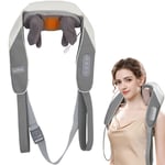 6D Neck Massager Shiatsu Back Neck and Shoulder Kneading Massager With Heating