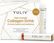 Yuliv High-Dosage Hydrolyzed Collagen Drink - Liquid Collagen Peptides (10000 Mg
