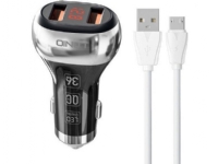 LDNIO C2 2USB car charger + MicroUSB cable
