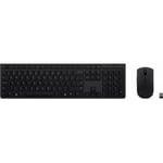 Lenovo Professional Trådløs Opladelig Combo Tastatur og Mus keyboard og mus