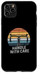 Coque pour iPhone 11 Pro Max Handle With Care Jeu de puns pour vélo Produit amusant
