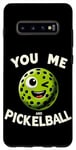 Coque pour Galaxy S10+ You and Me Pickleball Fun Pickle Ball Joueur unique