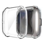 HAT PRINCE Fitbit Versa 2 electroplating case - Transparent