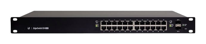 Ubiquiti Networks ES-24-500W network switch Managed L2/L3 Gigabit Ethernet (10/100/1000) Power over Ethernet (PoE) 1U Black