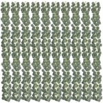 10 st set 60 fot konstgjord eukalyptusgirlang eukalyptusrankor falska silverdollar eukalyptusblad rankor växter