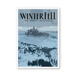 Li han shop Game Of Thrones Travel Poster Canvas Prints Great Winter The King'S Landing Dragonstone Obtained Painting Home Decoration Gt561 50X70Cm Without Frame