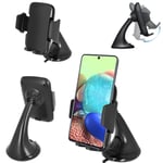 Car Phone Holder, Windscreen Car Mount Grip Universal Car Cradle with Dashboard Base For Samsung Galaxy A03s/A52s/A22 /A22 5g /S21 FE/S21 /S21 Plus /A12 /A32 /A42 /A52 /A72 /A42/A41/Note 20/Note 10