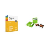 Polaroid 6009 Color Film for i-Type - Double Pack, 8.8 cm X 10.7 cm & Photo Box - Green