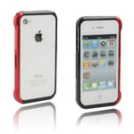 Apple Clean Vapor (svart - Röd) Iphone 4/4s Aluminum Bumper