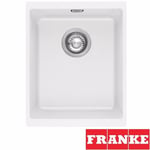 Franke Sirius 1.0 Bowl White Tectonite Undermount Kitchen Sink SID110-34 WHT