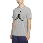 NIKE Jordan Jumpman T-Shirt Homme, Noir (Carbon Heather/Black), L/T